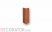 Клинкерный угловой подступенок Stroeher Keraplatte Roccia 841-rosso