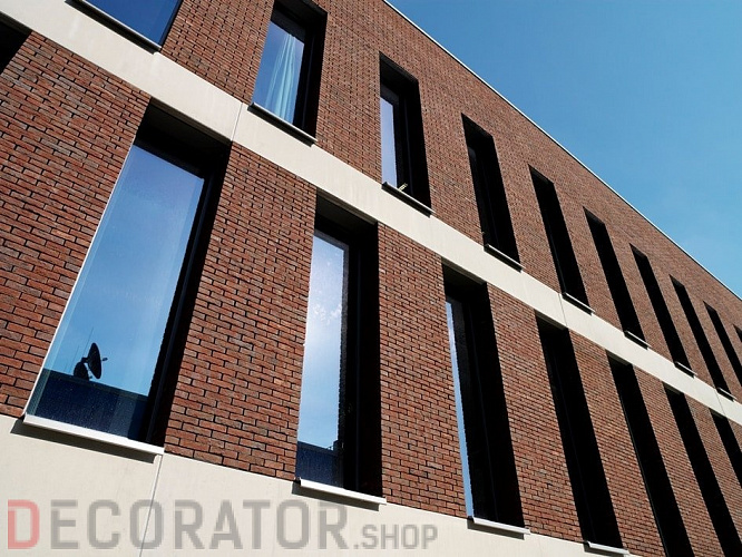 Плитка ручной формовки Terca Blauw-rood Genuanceerd (65mm JACOBEAN BLUE/RED MULTI), 215*65*22 мм