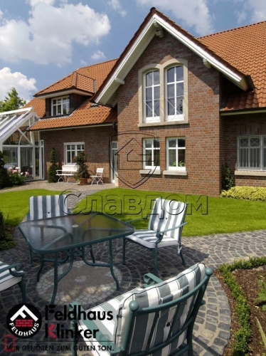 Кирпич клинкерный пустотелый Feldhaus Klinker К300 lava liso, 240*115*71 мм в Курске