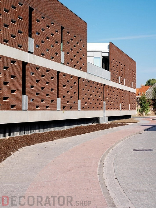 Плитка ручной формовки Terca Blauw-rood Genuanceerd (65mm JACOBEAN BLUE/RED MULTI), 215*65*22 мм