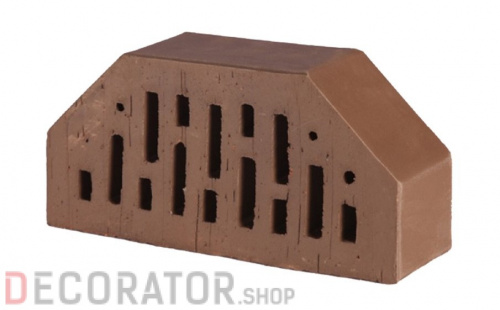 Кирпич фигурный пустотелый Lode Brunis F7 гладкий, 250*120*65 мм в Курске