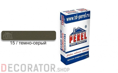 Затирка для швов PEREL RL 5415 темно-серая зимняя, 25 кг в Курске