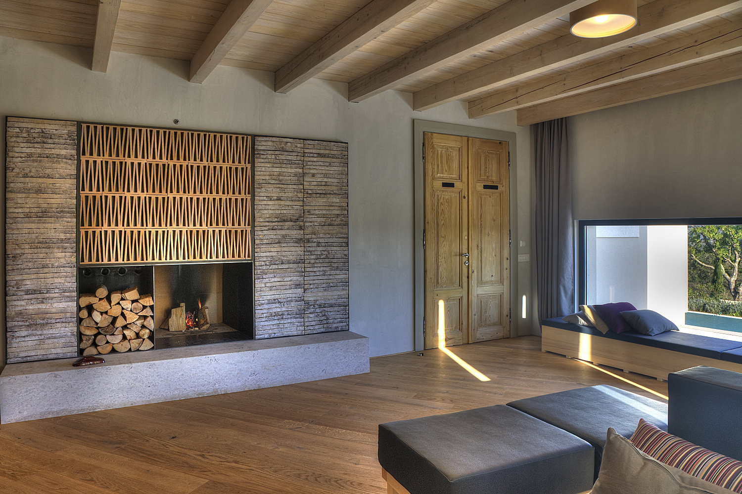 Укладка клинкера и камня в интерьере