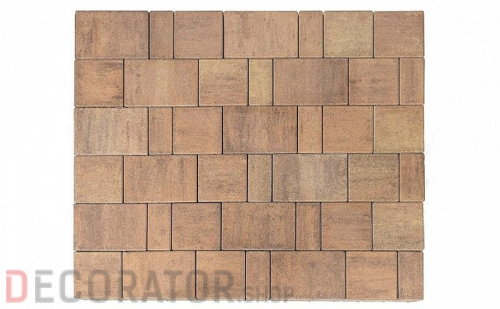 Плитка тротуарная BRAER Старый город Ландхаус Color Mix Прайд, 80/160/240*160 мм в Курске