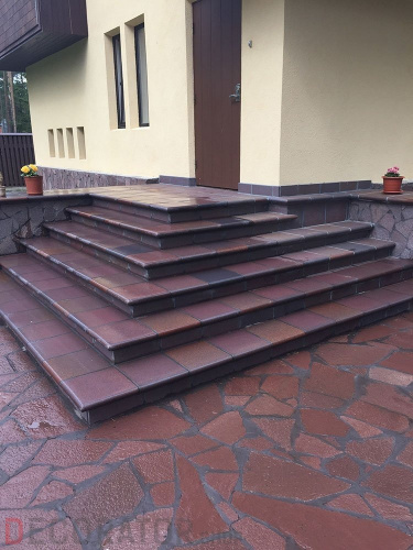 Клинкерная угловая ступень Gres de Breda Lava модель B, 330*330*60 мм в Курске