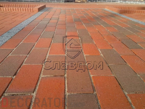 Тротуарная клинкерная брусчатка Керамейя БрукКерам Магма Гранит, 200*100*45 мм в Курске