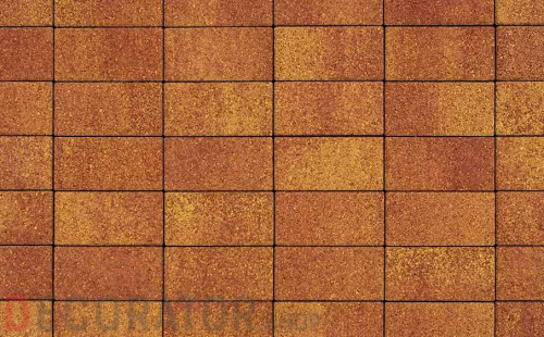 Плитка тротуарная ВЫБОР ЛА-Линия 3П.6, Листопад гладкий Каир красно-желтый, 240*120*60 мм в Курске