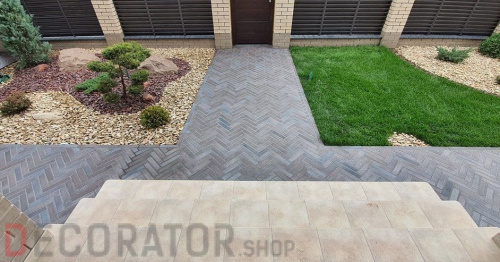 Тротуарная клинкерная плитка Stroeher Spaltklinker 336 metallic black, 240*52*18 мм в Курске