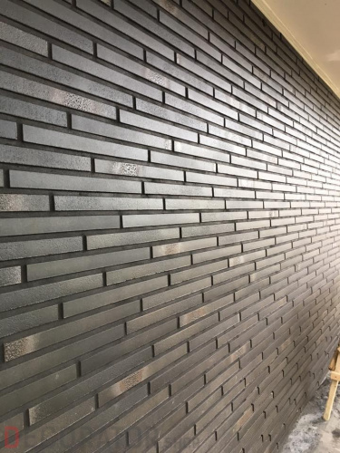 Клинкерная плитка Stroeher Riegel 50 456 schwarz-blau шероховатая, 490*40*14 мм в Курске