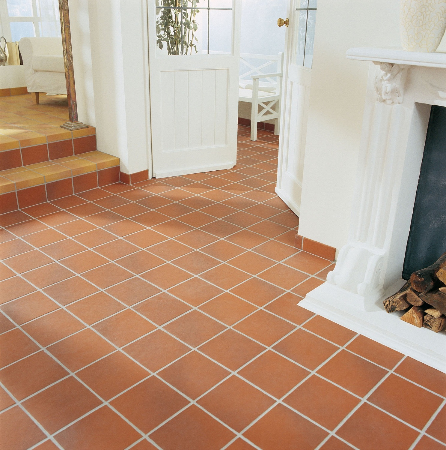 Монтаж клинкерных ступеней и плитки