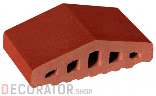 Клинкерный заборный элемент KING KLINKER Нота цинамона (06), 180/120*100*58 мм в Курске