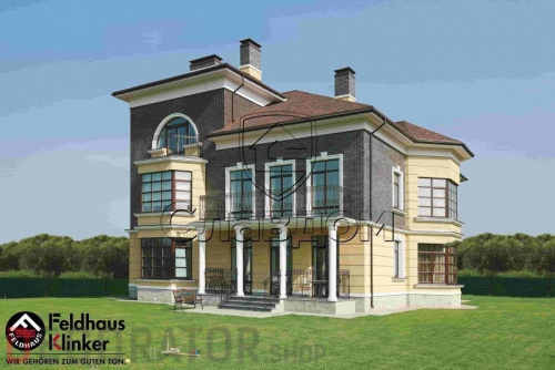 Кирпич клинкерный пустотелый Feldhaus Klinker К380 cerasi ferrum liso, 240*115*71 мм в Курске