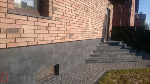 Клинкерная плитка Stroeher Zeitlos 357 backstein рельефная, 400*71*14 мм в Курске