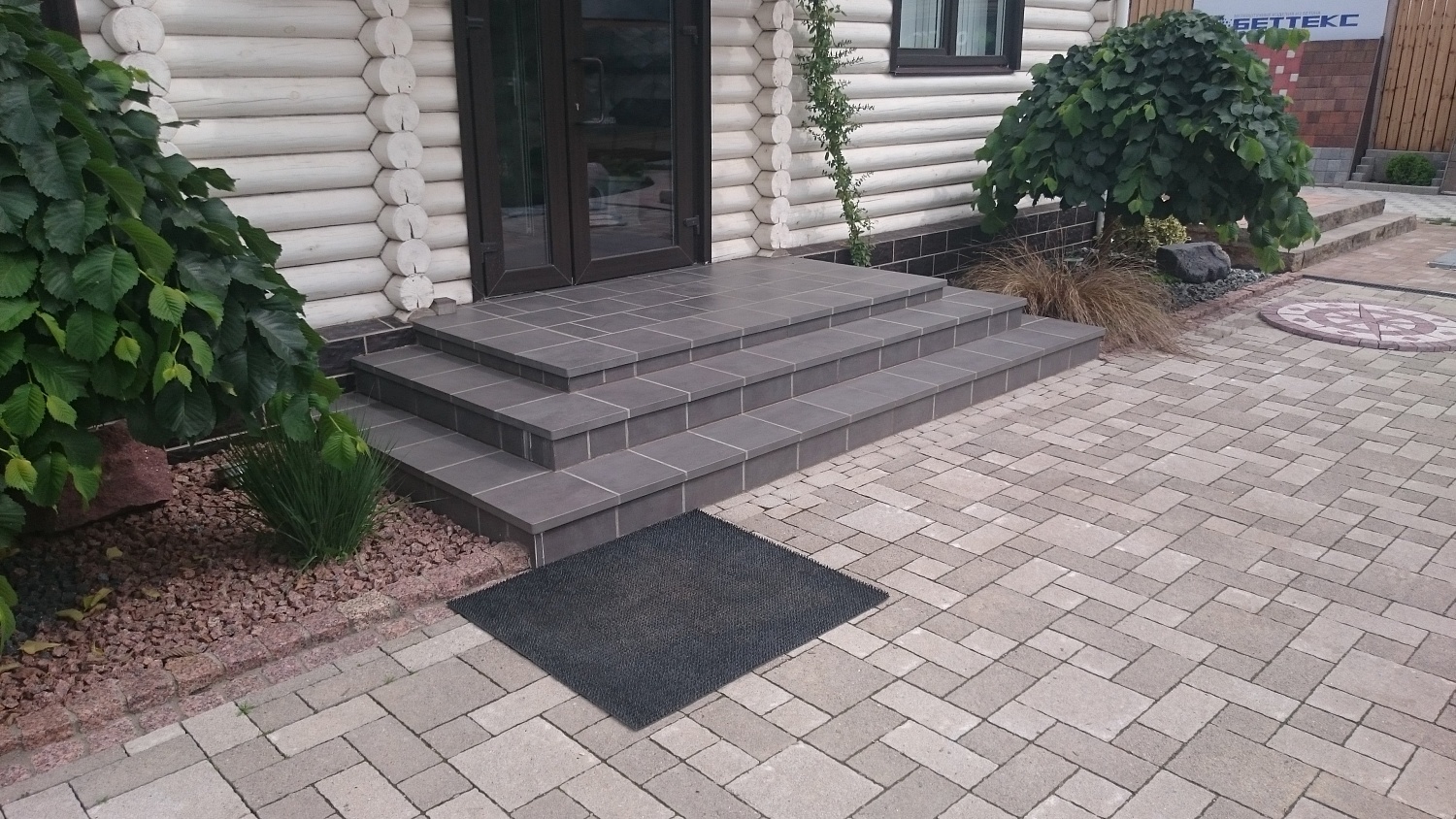 Монтаж клинкерных ступеней и плитки