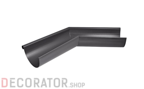 Угол желоба наружный AQUASYSTEM PURAL MATT серый RR23 135 град. D 150 мм в Курске