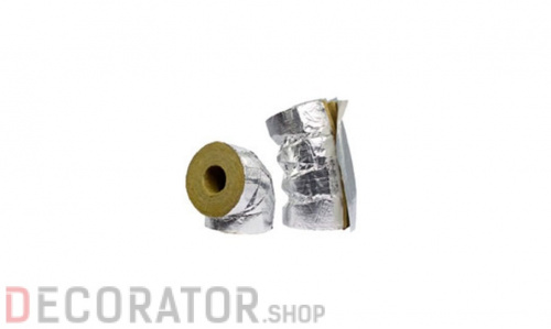 Отвод с покрытием из алюминиевой фольги с нахлестом на продольном разрезе Hvac Bend AluCoat T, 54/25 мм в Курске