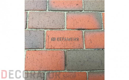 Тротуарная клинкерная брусчатка Керамейя БрукКерам Магма Гранит, 200*100*45 мм в Курске