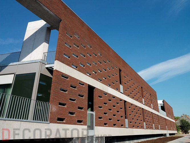 Плитка ручной формовки Terca Blauw-rood Genuanceerd (65mm JACOBEAN BLUE/RED MULTI), 215*65*22 мм