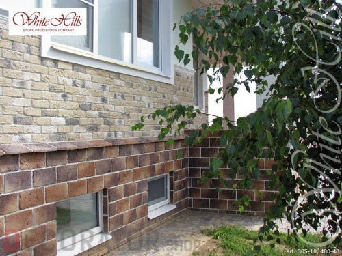 Декоративный кирпич White Hills Бремен брик 305-10 в Курске