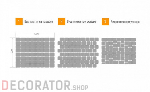 Плитка тротуарная BRAER Классико коралловый, 115*60 мм в Курске