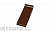 Клинкерный водоотлив Terca Dark brown глазурованный, 280*105*30 мм