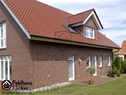 Кирпич клинкерный пустотелый Feldhaus Klinker К335 carmesi antic mana, 240*115*71 мм в Курске