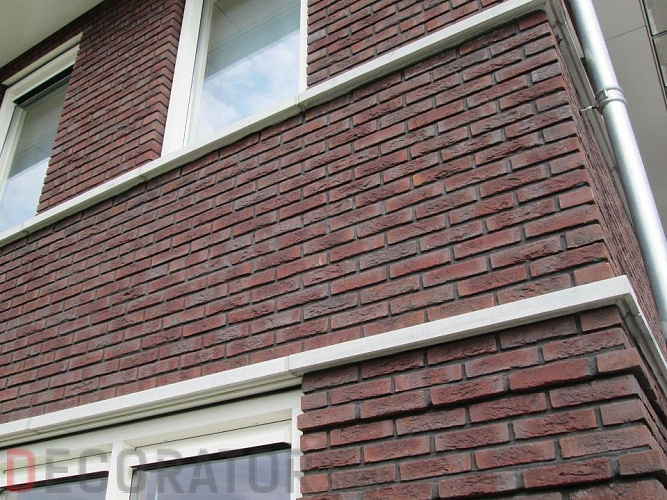 Плитка ручной формовки Terca Blauw-rood Genuanceerd (65mm JACOBEAN BLUE/RED MULTI), 215*65*22 мм