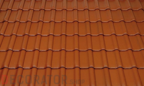 Керамическая черепица рядовая TONDACH Sulm copper engobe в Курске
