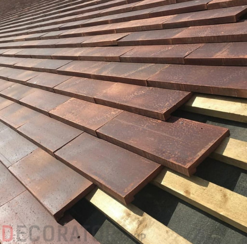 SKIN Terra Corten, фасадный, кровельный материал ручное производство в Курске