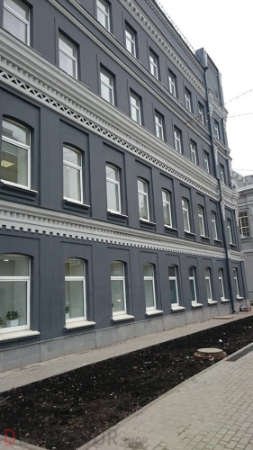 Тротуарный бордюр ВЫБОР БР 100.20.8, Премиум гранит Листопад с неполным прокрасом, Осень коричнево-красно-желтый, 1000*200*80 мм в Курске