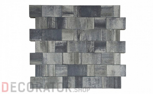 Плитка тротуарная BRAER Старый город Ландхаус Color Mix Вечер, 80/160/240*160 мм в Курске