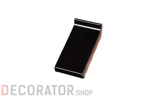 Клинкерный водоотлив Terca Black shine глазурованный, 215*105*30 мм в Курске