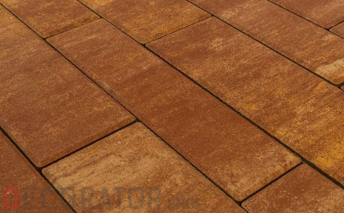 Плитка тротуарная BRAER Домино Color Mix Каньон 120/160*60 мм в Курске