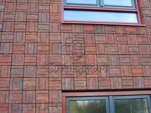 Кирпич ручной формовки ENGELS Blauw paars antiek, 215*100*65 мм в Курске