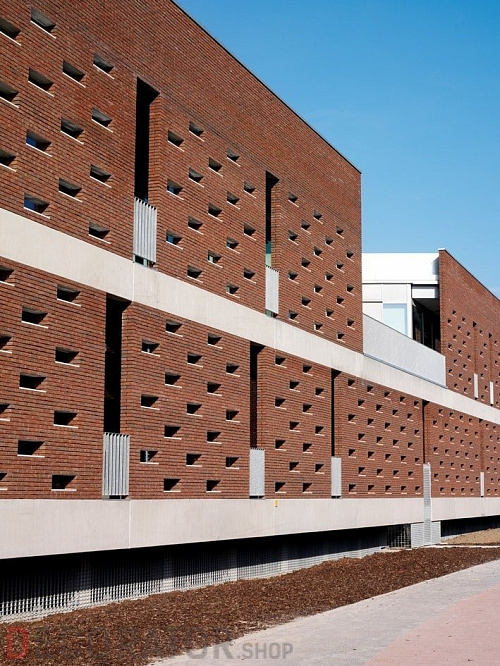 Плитка ручной формовки Terca Blauw-rood Genuanceerd (65mm JACOBEAN BLUE/RED MULTI), 215*65*22 мм