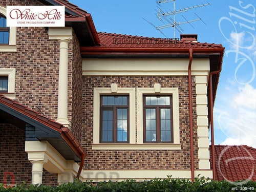 Декоративный кирпич White Hills Бремен брик 308-40 в Курске