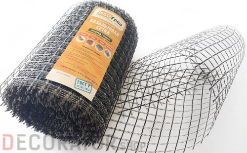 Армирующая базальтовая сетка НЕОГрид Стандарт, ширина рулона 37 см, 25*25 мм в Курске