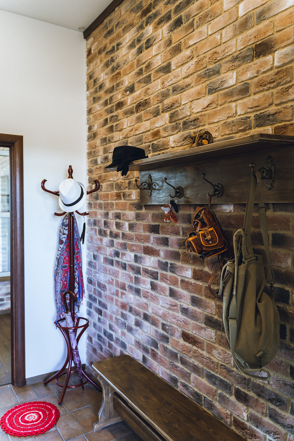 Укладка клинкера и камня в интерьере