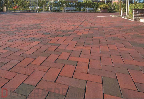 Тротуарная клинкерная брусчатка Penter Rotblaubunt, 200*100*45 мм в Курске