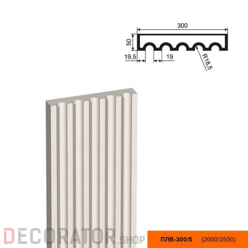 Пилястра LEPNINAPLAST ПЛВ-300/5,2000*50*300 мм в Курске
