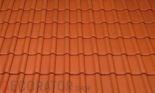 Керамическая черепица рядовая TONDACH Sulm natural red в Курске