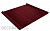 Фальцевая кровля Grand Line Profi с ребрами жесткости Velur 20 RAL 3005 красное вино (кликфальц)