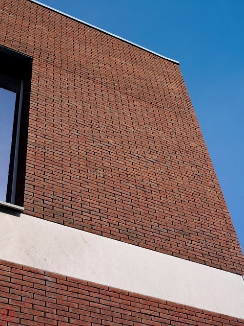 Плитка ручной формовки Terca Blauw-rood Genuanceerd (65mm JACOBEAN BLUE/RED MULTI), 215*65*22 мм