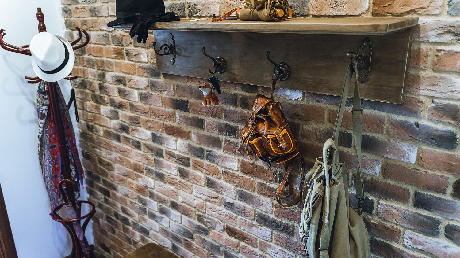 Укладка клинкера и камня в интерьере