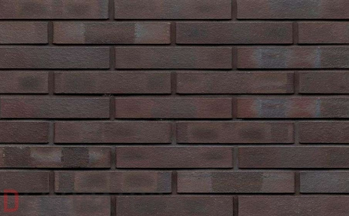 Кирпич клинкерный пустотелый Muhr 05 KS Eisenschmelz Schwarzbraun Kohle Spezial готик, 290*90*40 мм в Курске