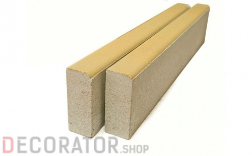 Тротуарный бордюр BRAER БР 100.20.8 песочный, 1000*80*200 мм в Курске