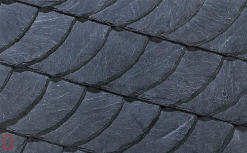 Сланцевая плитка Rathscheck чешуйчатая кладка, угол наклона 90, 26*21 см в Курске