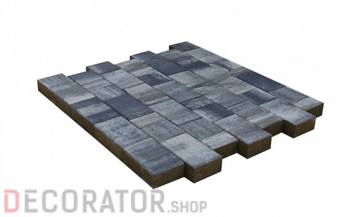 Плитка тротуарная BRAER Старый город Ландхаус Color Mix Вечер, 80/160/240*160 мм в Курске