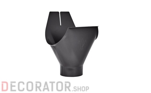 Воронка желоба AQUASYSTEM покрытие PURAL MAT серый RR 23 D 125/90 мм в Курске