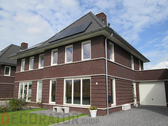 Плитка ручной формовки Terca Blauw-rood Genuanceerd (65mm JACOBEAN BLUE/RED MULTI), 215*65*22 мм